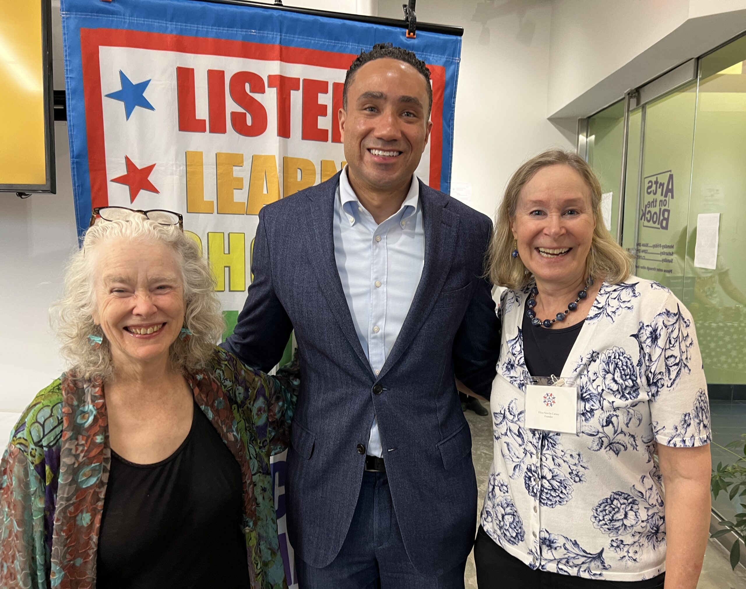 Busy Graham, State Senator Will Smith, Eliza Newlin Carney