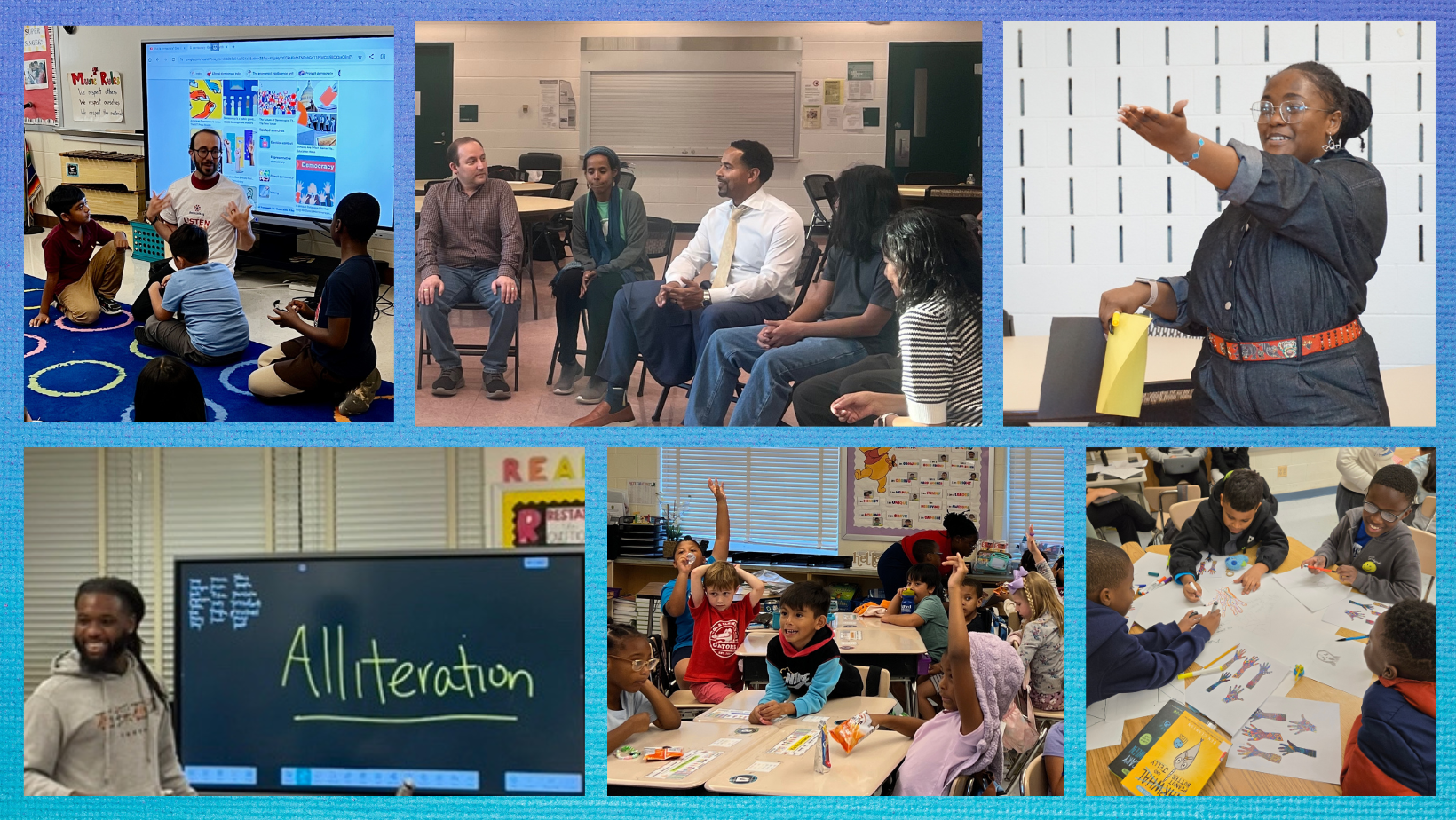 Fall highlights included a career club visit from Montgomery County Councilmember Will Jawando.